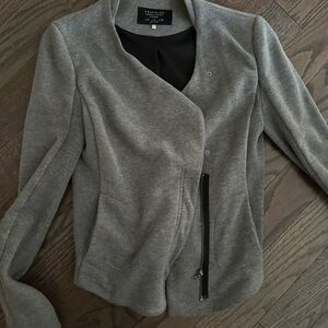 Grey biker jacket from Zara